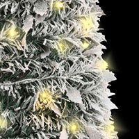 Albero di Natale Artificiale Pop-up Neve Fioccata 200 LED 210cm 357759