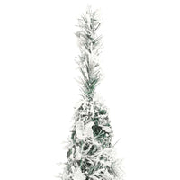 Albero di Natale Artificiale Pop-up Neve Fioccata 200 LED 210cm 357759