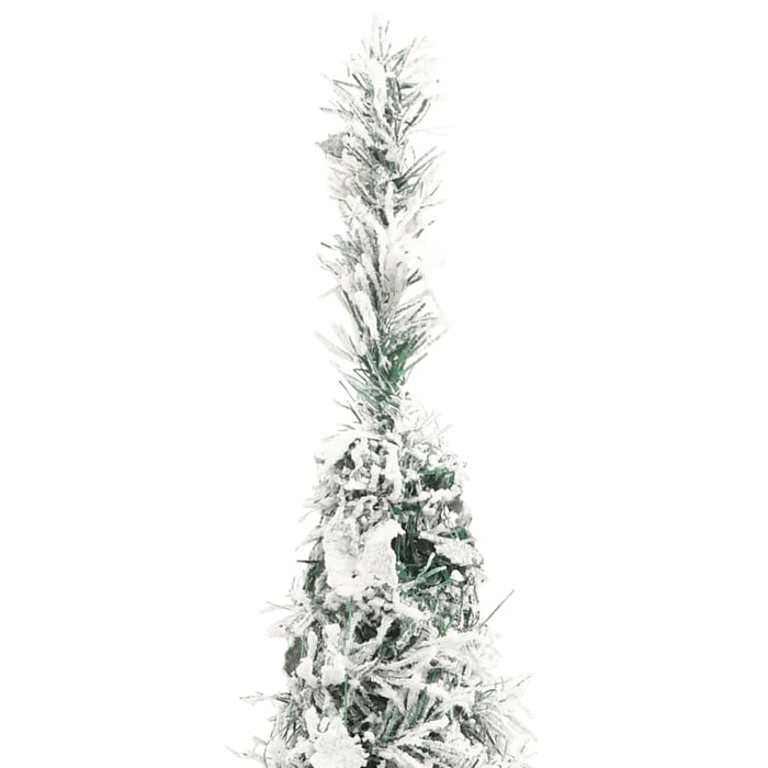 Albero di Natale Artificiale Pop-up Neve Fioccata 200 LED 210cm 357759
