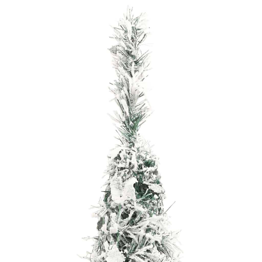vidaXL Albero di Natale Artificiale Pop-up Neve Fioccata 200 LED 210cm