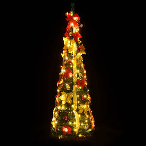 Albero di Natale Artificiale Pop-up con 150 LED Verde 180 cm 357762
