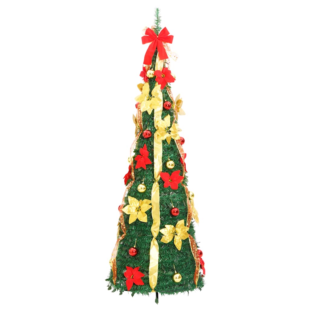 Albero di Natale Artificiale Pop-up con 150 LED Verde 180 cm 357762