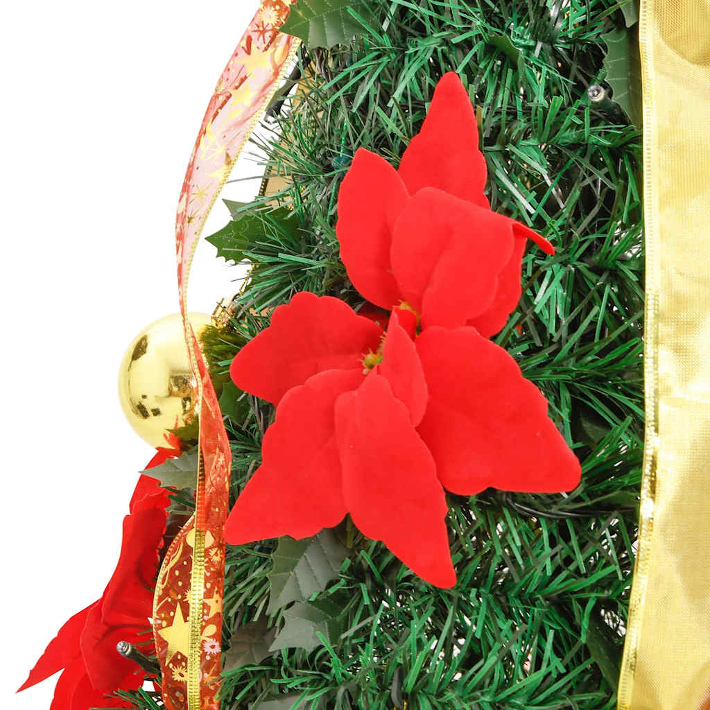 Albero di Natale Artificiale Pop-up-Albero Natalizio con 200 LED Verde 210 cm