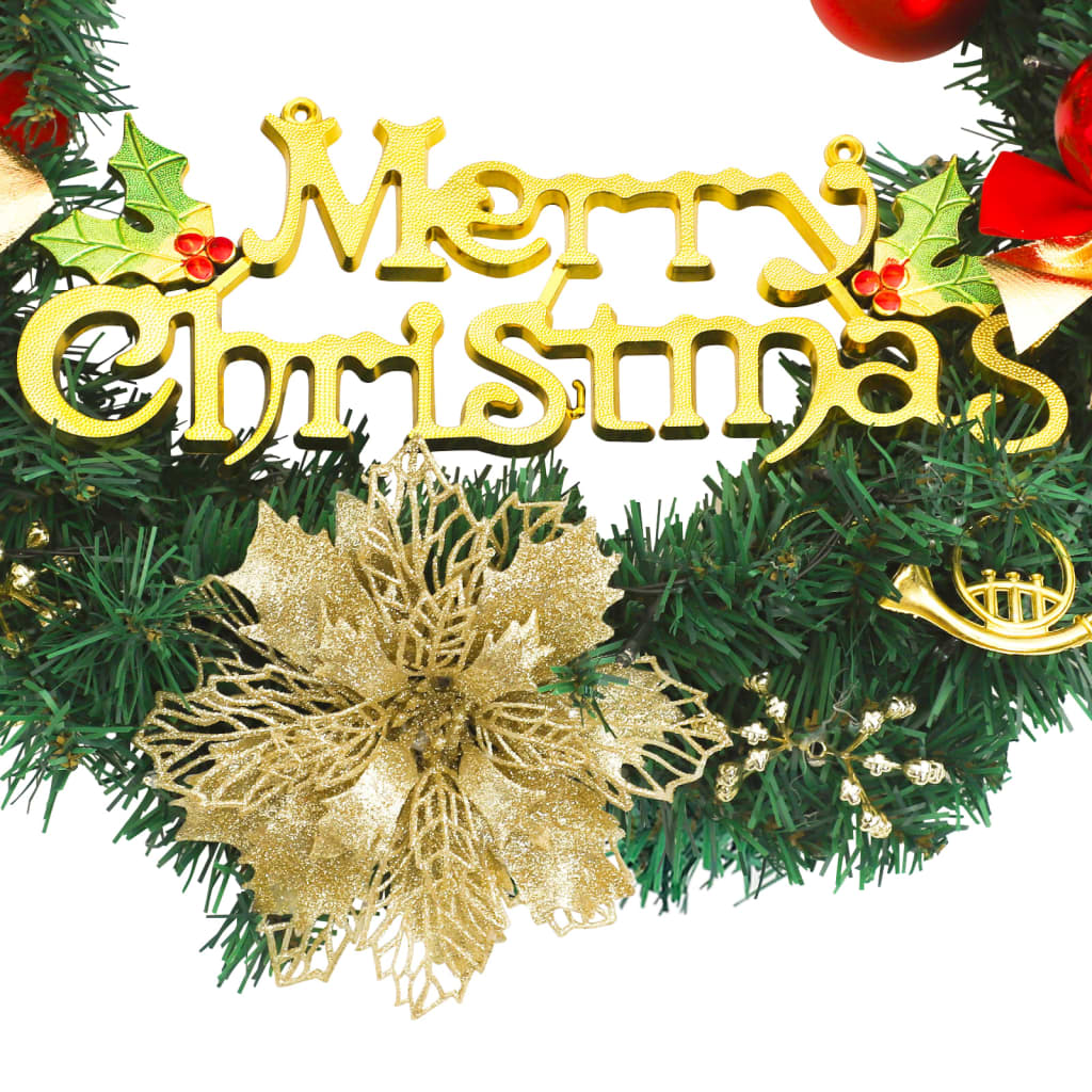 Ghirlanda Natalizia con 35 LED Verde 60 cm 357766