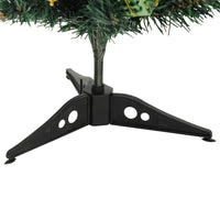 Mini Albero di Natale Artificiale con Luci 20 LED Verde 45 cm 357767