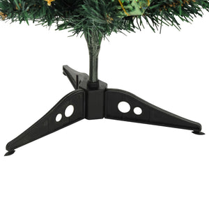 Mini Albero di Natale Artificiale con Luci 20 LED Verde 45 cm 357767