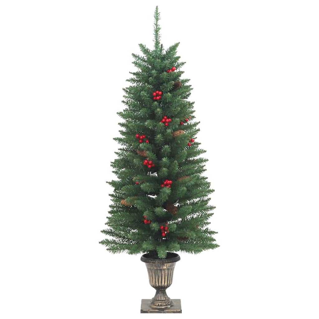Alberi di Natale Artificiali 2 pz con 100 LED Verde 120 cm 357770