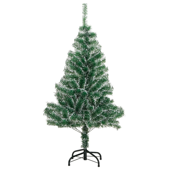 Albero di Natale Artificiale con Neve Fioccata Verde 120 cm 357772