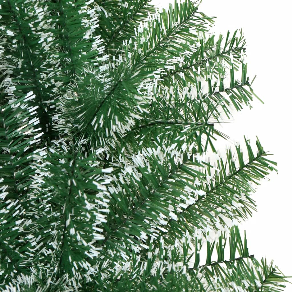 Albero di Natale Artificiale con Neve Fioccata Verde 120 cm 357772