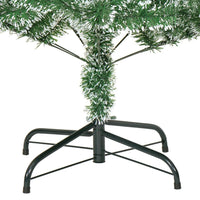 vidaXL Albero di Natale Artificiale con Neve Fioccata Verde 120 cm
