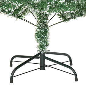 vidaXL Albero di Natale Artificiale con Neve Fioccata Verde 120 cm