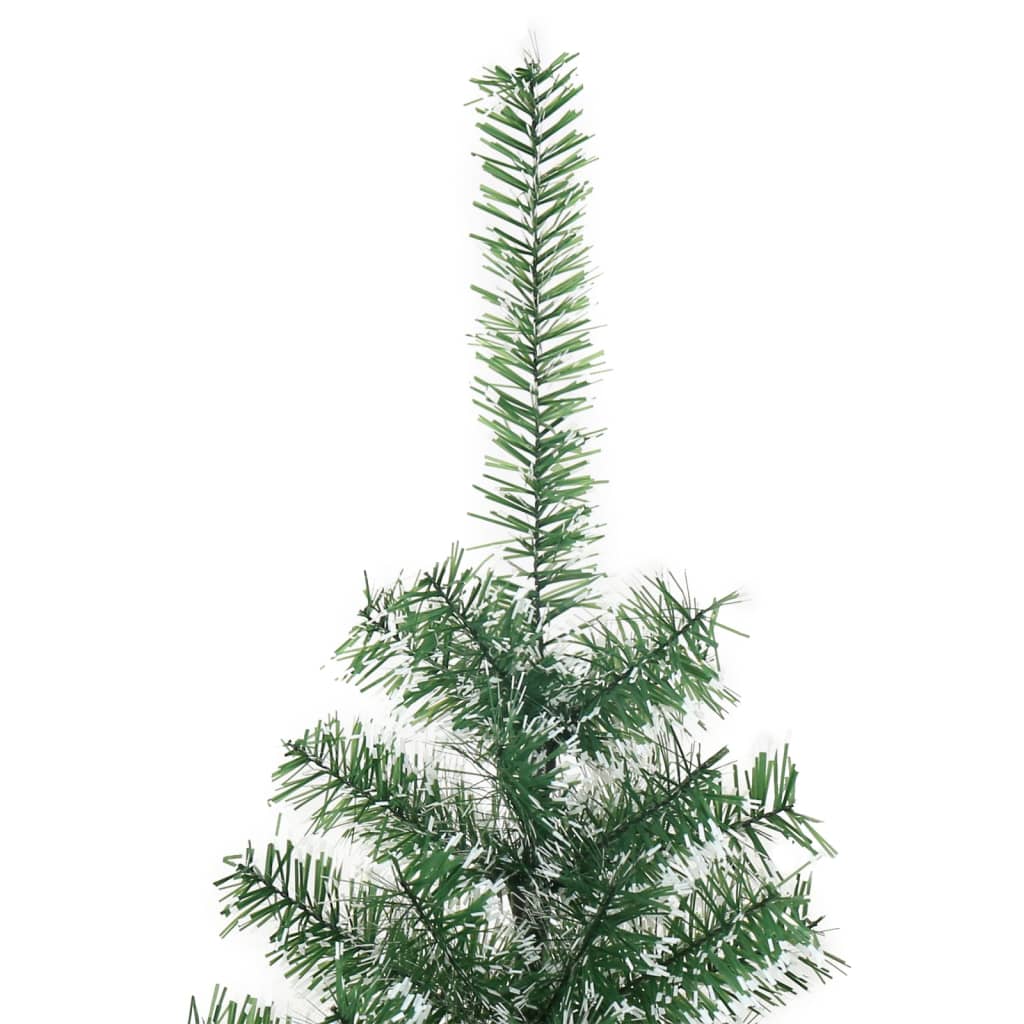 vidaXL Albero di Natale Artificiale con Neve Fioccata Verde 150 cm