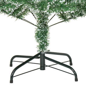 vidaXL Albero di Natale Artificiale con Neve Fioccata Verde 150 cm