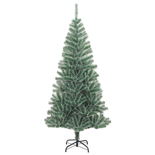 vidaXL Albero di Natale Artificiale con Neve Fioccata Verde 180 cm