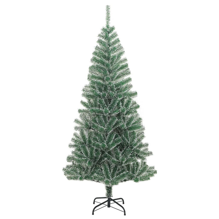 vidaXL Albero di Natale Artificiale con Neve Fioccata Verde 180 cm