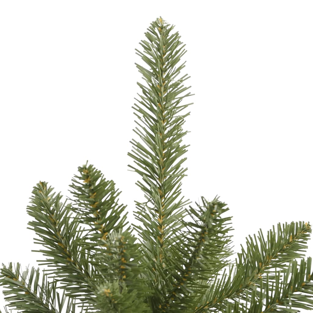 Albero di Natale Artificiale Incernierato con Base Verde 240 cm 357781