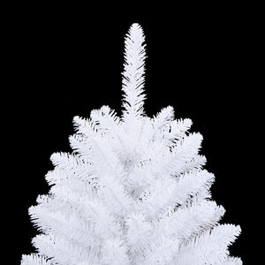 vidaXL Albero di Natale Artificiale Incernierato con Base Bianco 150cm