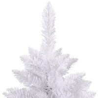 Albero di Natale Artificiale Incernierato con Base Bianco 180cm 357786