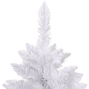 Albero di Natale Artificiale Incernierato con Base Bianco 180cm 357786