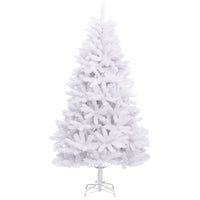 Albero di Natale Artificiale Incernierato con Base Bianco 270cm 357789