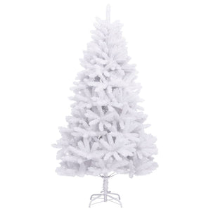 Albero di Natale Artificiale Incernierato con Base Bianco 270cm 357789