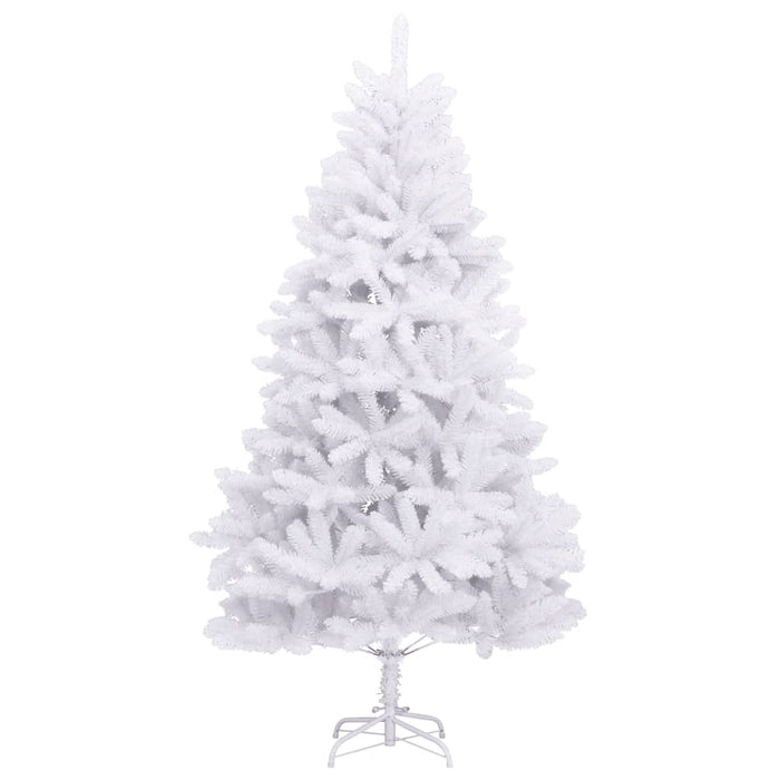 Albero di Natale Artificiale Incernierato con Base Bianco 270cm 357789
