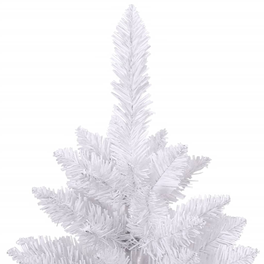 Albero di Natale Artificiale Incernierato con Base Bianco 270cm 357789