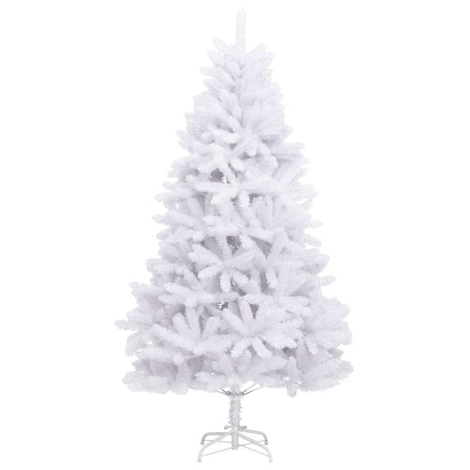 vidaXL Albero di Natale Artificiale Incernierato con Base Bianco 300cm