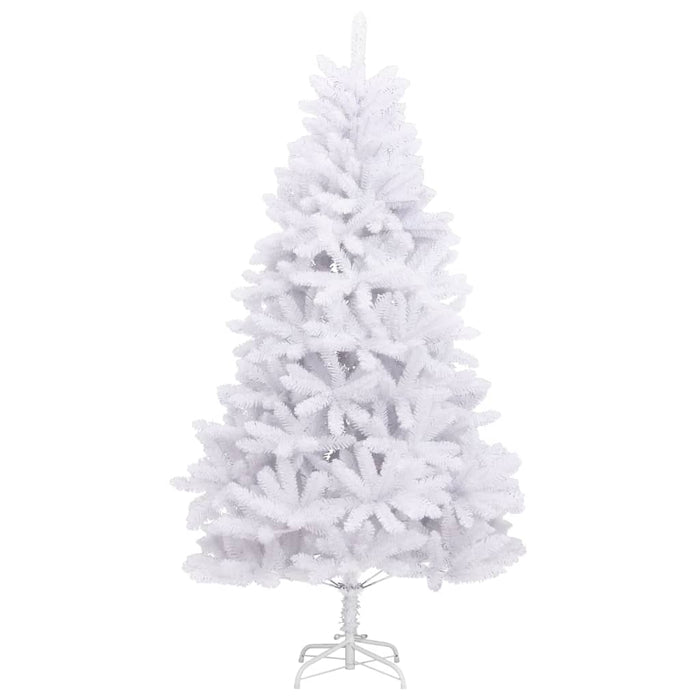 vidaXL Albero di Natale Artificiale Incernierato con Base Bianco 300cm