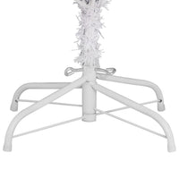 vidaXL Albero di Natale Artificiale Incernierato con Base Bianco 300cm