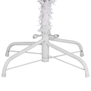 vidaXL Albero di Natale Artificiale Incernierato con Base Bianco 300cm