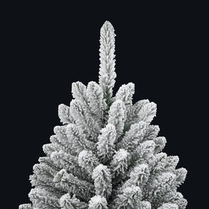 vidaXL Albero Natale Artificiale Incernierato con Neve Fioccata 150 cm