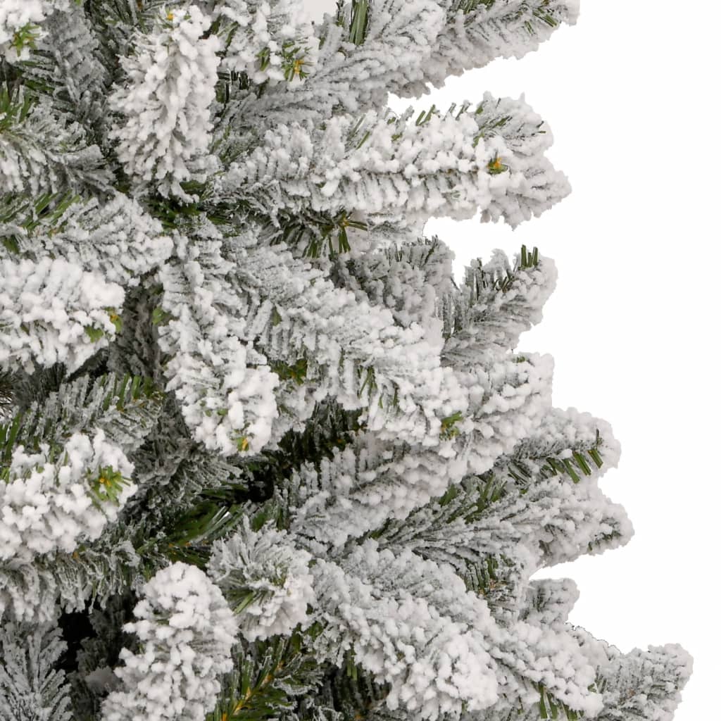 Albero Natale Artificiale Incernierato con Neve Fioccata 180 cm 357793