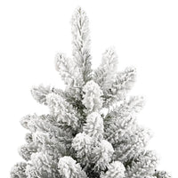 Albero Natale Artificiale Incernierato con Neve Fioccata 210 cm 357794