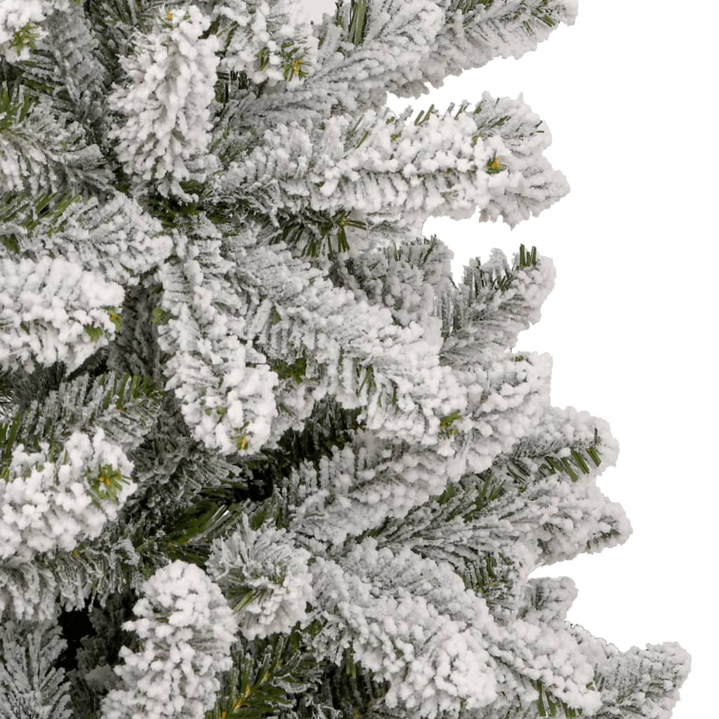 Albero Natale Artificiale Incernierato con Neve Fioccata 210 cm 357794