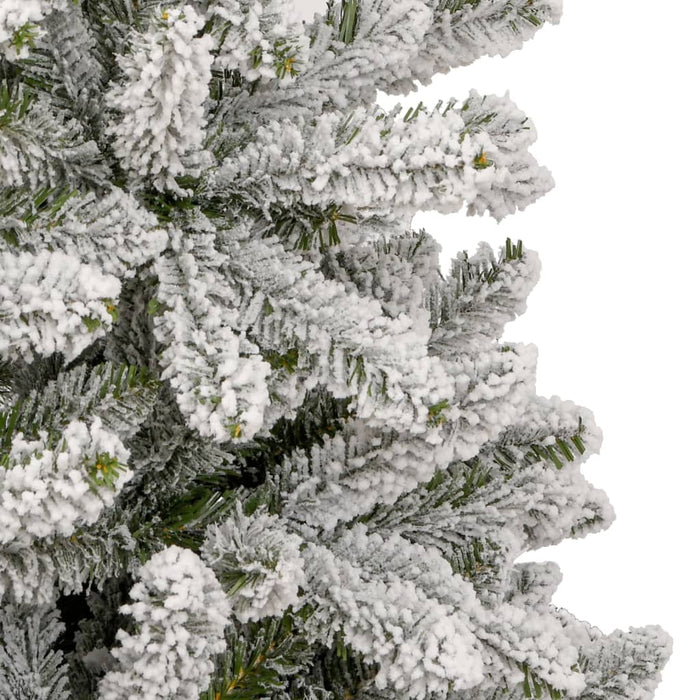 Albero Natale Artificiale Incernierato con Neve Fioccata 240 cm 357795
