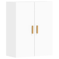 Armadietti a Parete 2 pz Bianchi in Legno Multistrato 3197873