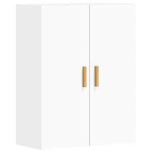 Armadietti a Parete 2 pz Bianchi in Legno Multistrato 3197873