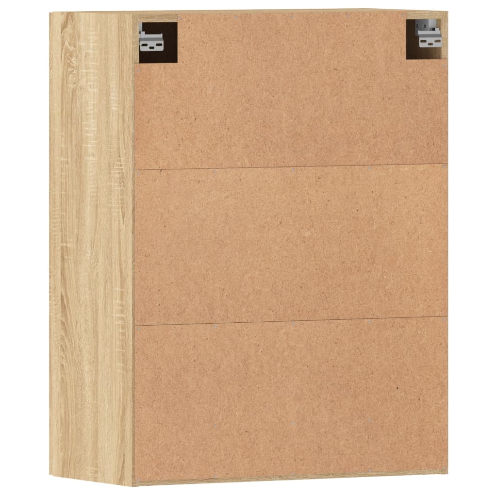 Armadietti a Parete 2 pz Rovere Sonoma in Legno Multistrato 3197875