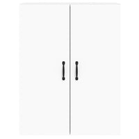 vidaXL Armadietti a Parete 2 pz Bianchi in Legno Multistrato