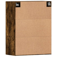 Armadietti a Parete 2 pz Rovere Fumo in Legno Multistrato 3197886