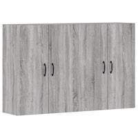 Armadietti a Parete 2 pz Grigio Sonoma in Legno Multistratocod mxl 93653