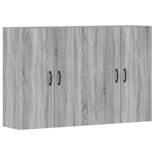 Armadietti a Parete 2 pz Grigio Sonoma in Legno Multistratocod mxl 93653