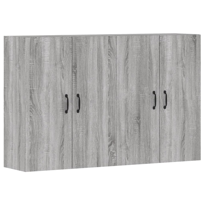 Armadietti a Parete 2 pz Grigio Sonoma in Legno Multistratocod mxl 93653