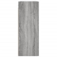 Armadietti a Parete 2 pz Grigio Sonoma in Legno Multistrato