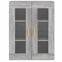 Armadietti a Parete 2 pz Grigio Sonoma in Legno Multistrato 3197903