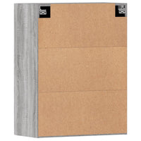 Armadietti a Parete 2 pz Grigio Sonoma in Legno Multistrato 3197903