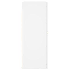 Armadietti a Parete 2 pz Bianchi in Legno Multistrato 3197913