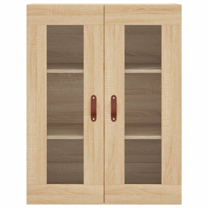 Armadietti a Parete 2 pz Rovere Sonoma in Legno Multistrato 3197916
