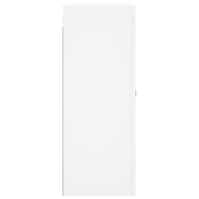 Armadietti a Parete 2 pz Bianchi in Legno Multistrato 3197921